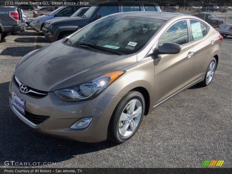 Desert Bronze / Beige 2013 Hyundai Elantra GLS