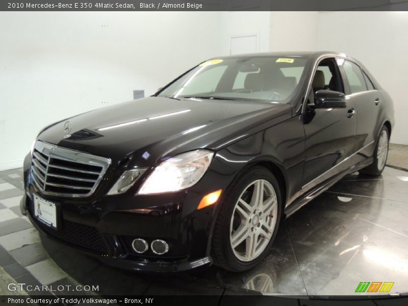 Black / Almond Beige 2010 Mercedes-Benz E 350 4Matic Sedan