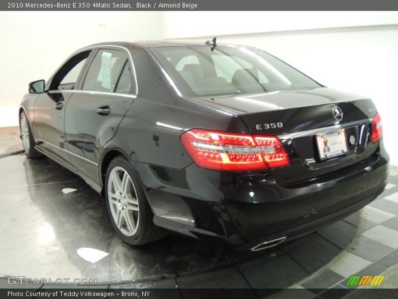 Black / Almond Beige 2010 Mercedes-Benz E 350 4Matic Sedan