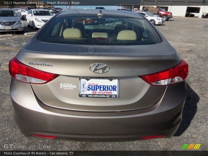 Desert Bronze / Beige 2013 Hyundai Elantra GLS