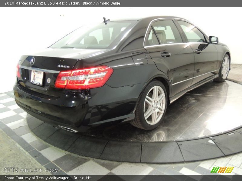 Black / Almond Beige 2010 Mercedes-Benz E 350 4Matic Sedan