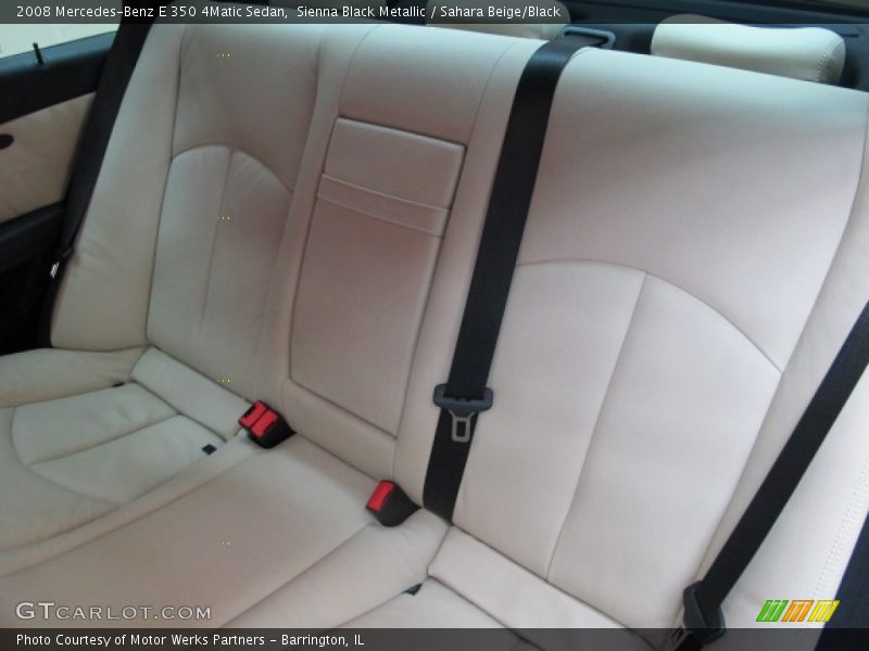 Sienna Black Metallic / Sahara Beige/Black 2008 Mercedes-Benz E 350 4Matic Sedan