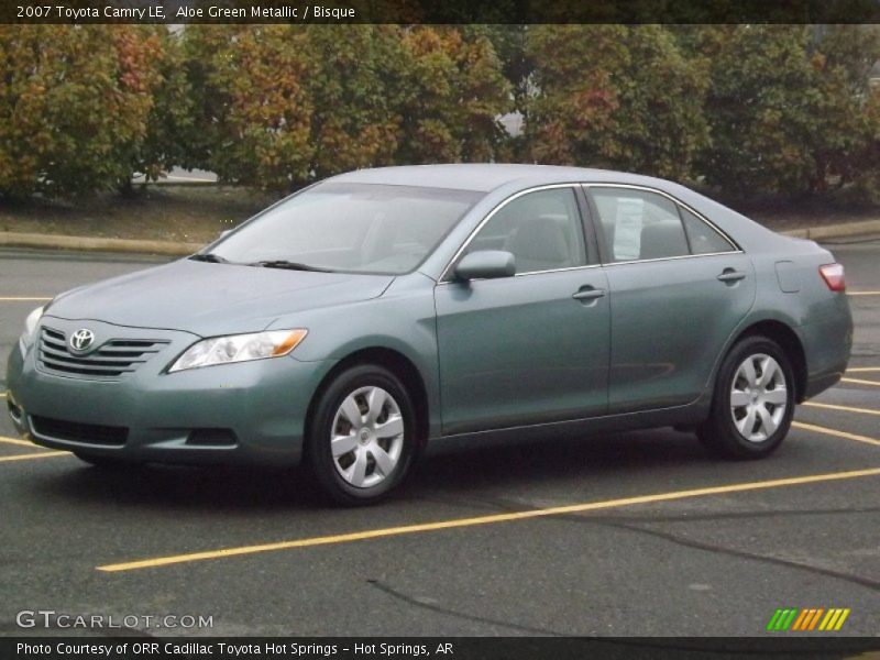 Aloe Green Metallic / Bisque 2007 Toyota Camry LE