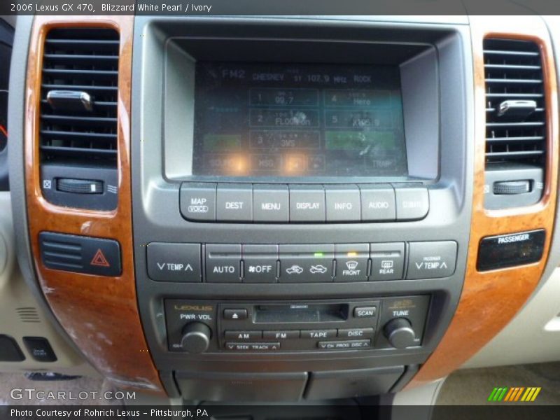 Controls of 2006 GX 470