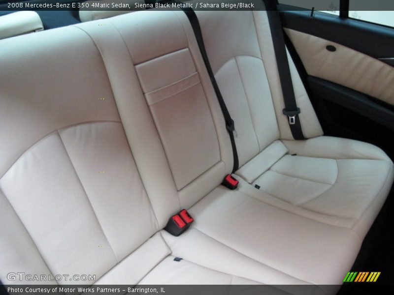 Sienna Black Metallic / Sahara Beige/Black 2008 Mercedes-Benz E 350 4Matic Sedan