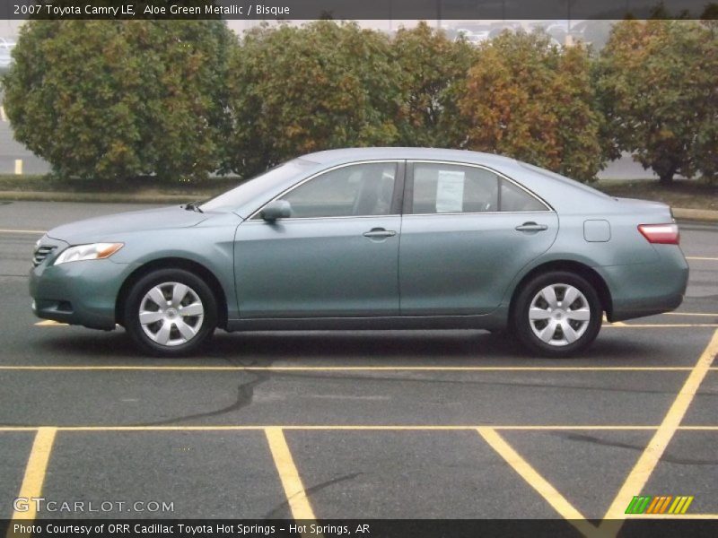 Aloe Green Metallic / Bisque 2007 Toyota Camry LE
