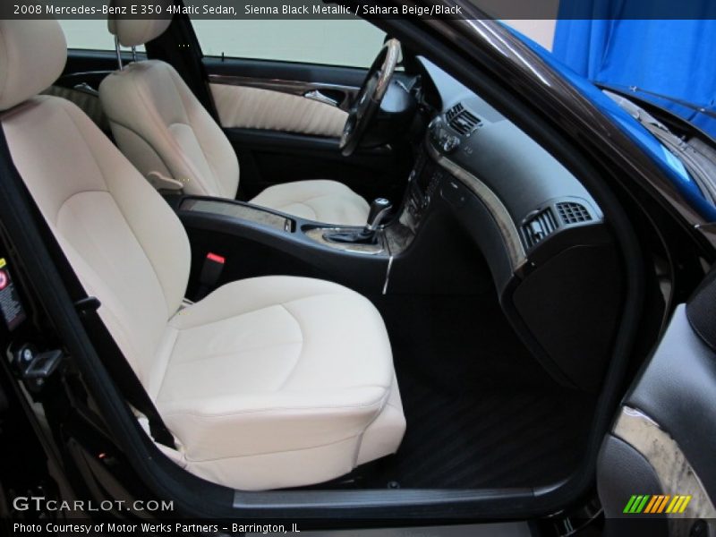 Sienna Black Metallic / Sahara Beige/Black 2008 Mercedes-Benz E 350 4Matic Sedan