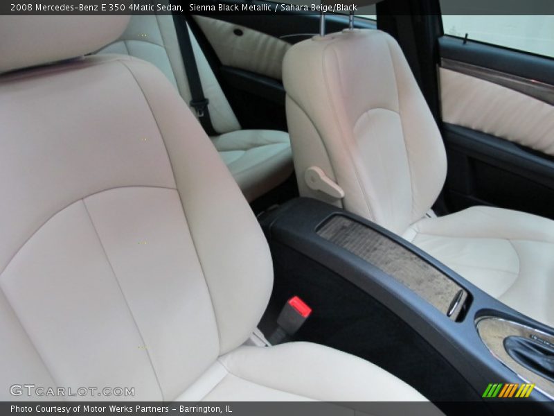 Sienna Black Metallic / Sahara Beige/Black 2008 Mercedes-Benz E 350 4Matic Sedan