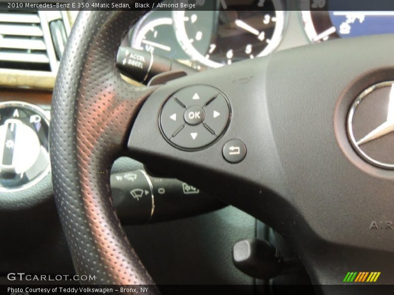 Black / Almond Beige 2010 Mercedes-Benz E 350 4Matic Sedan