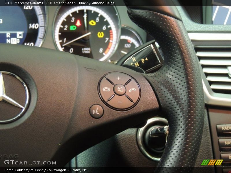 Black / Almond Beige 2010 Mercedes-Benz E 350 4Matic Sedan