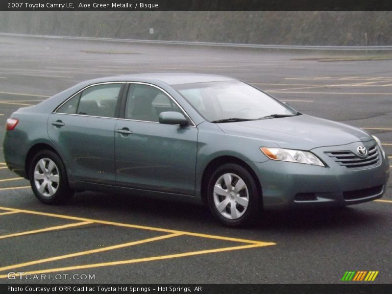 Aloe Green Metallic / Bisque 2007 Toyota Camry LE