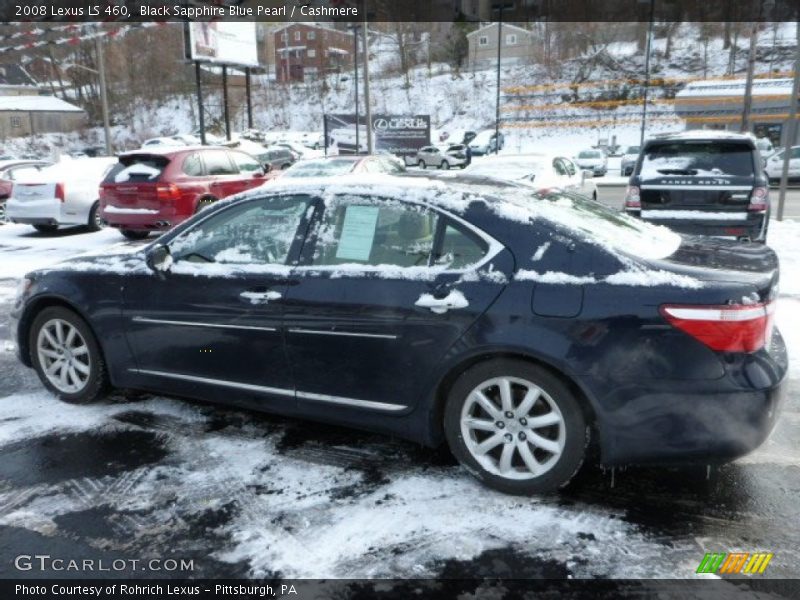 Black Sapphire Blue Pearl / Cashmere 2008 Lexus LS 460