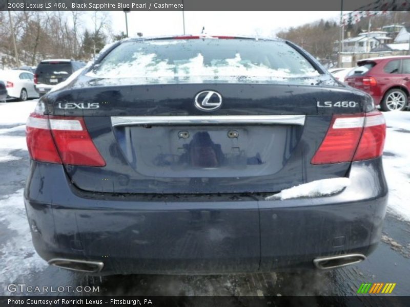 Black Sapphire Blue Pearl / Cashmere 2008 Lexus LS 460