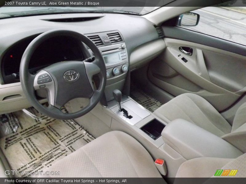 Aloe Green Metallic / Bisque 2007 Toyota Camry LE