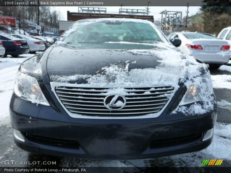 Black Sapphire Blue Pearl / Cashmere 2008 Lexus LS 460