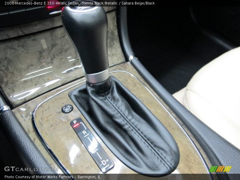 Sienna Black Metallic / Sahara Beige/Black 2008 Mercedes-Benz E 350 4Matic Sedan