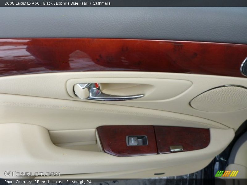 Black Sapphire Blue Pearl / Cashmere 2008 Lexus LS 460