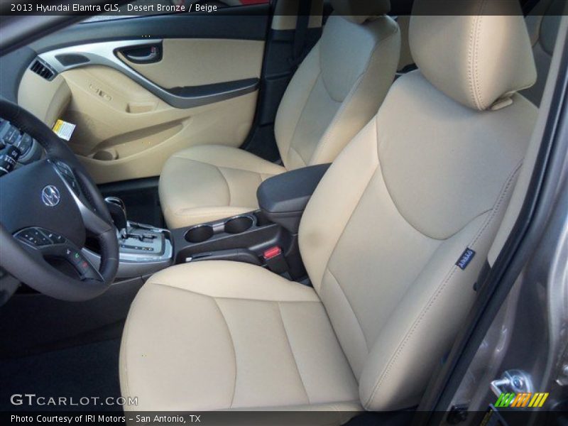 Desert Bronze / Beige 2013 Hyundai Elantra GLS