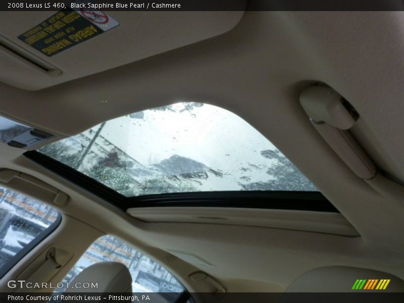 Black Sapphire Blue Pearl / Cashmere 2008 Lexus LS 460