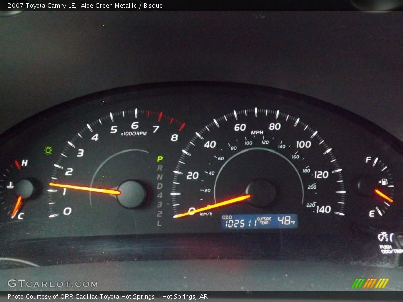 Aloe Green Metallic / Bisque 2007 Toyota Camry LE