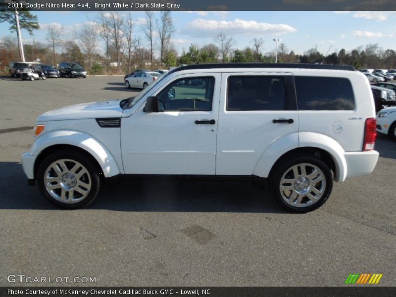 Bright White / Dark Slate Gray 2011 Dodge Nitro Heat 4x4