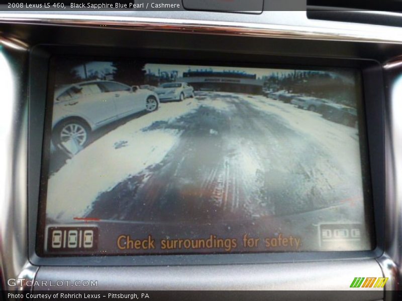 Black Sapphire Blue Pearl / Cashmere 2008 Lexus LS 460