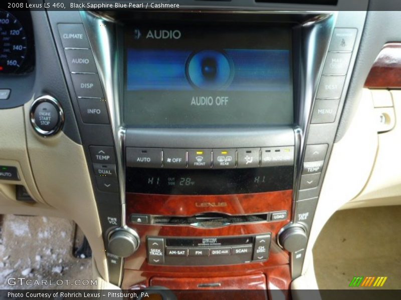 Black Sapphire Blue Pearl / Cashmere 2008 Lexus LS 460