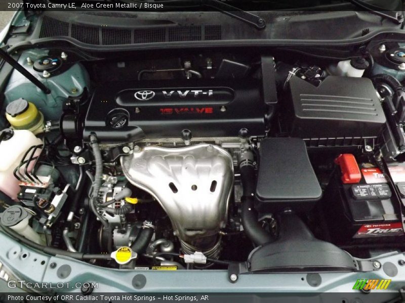 Aloe Green Metallic / Bisque 2007 Toyota Camry LE