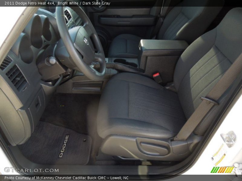 Bright White / Dark Slate Gray 2011 Dodge Nitro Heat 4x4