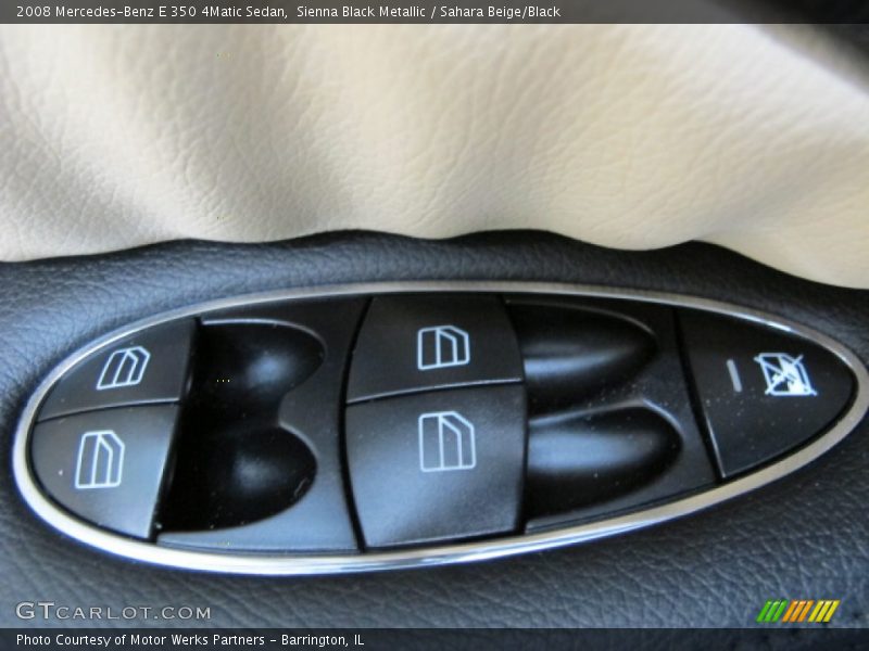 Sienna Black Metallic / Sahara Beige/Black 2008 Mercedes-Benz E 350 4Matic Sedan