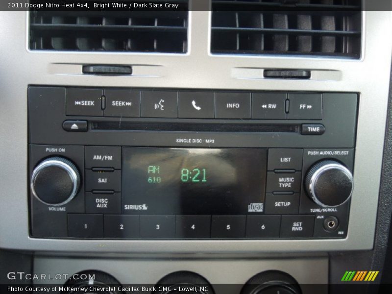 Audio System of 2011 Nitro Heat 4x4