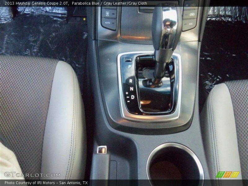 Parabolica Blue / Gray Leather/Gray Cloth 2013 Hyundai Genesis Coupe 2.0T