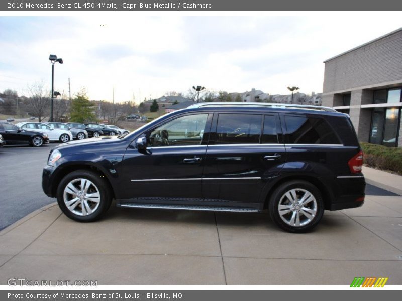 Capri Blue Metallic / Cashmere 2010 Mercedes-Benz GL 450 4Matic