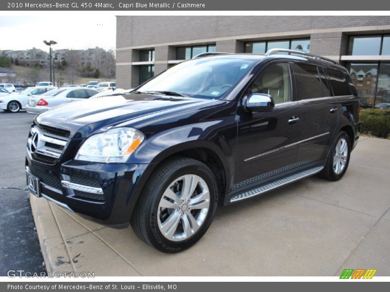 Capri Blue Metallic / Cashmere 2010 Mercedes-Benz GL 450 4Matic