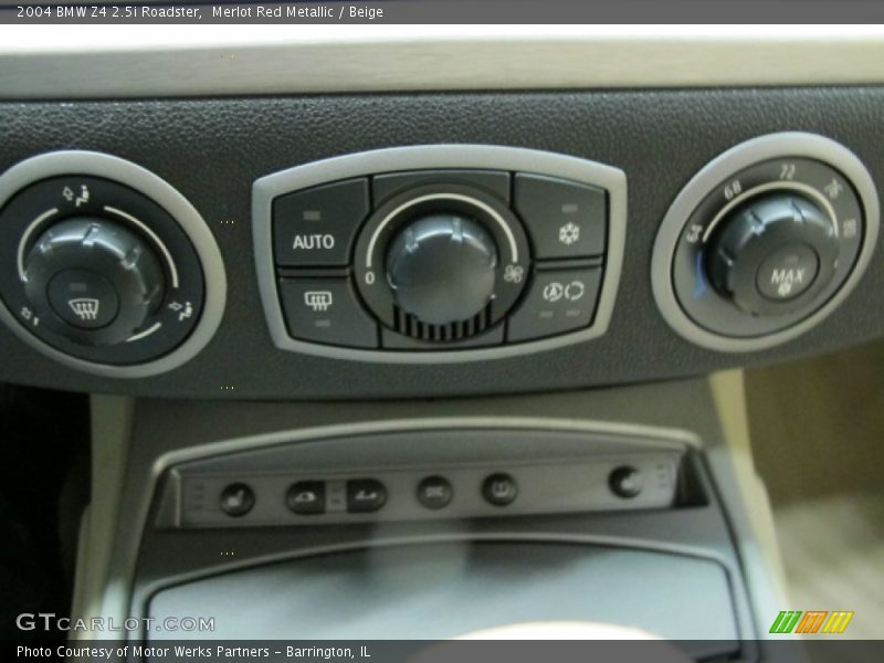 Controls of 2004 Z4 2.5i Roadster