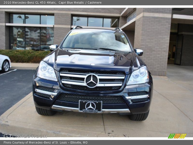 Capri Blue Metallic / Cashmere 2010 Mercedes-Benz GL 450 4Matic