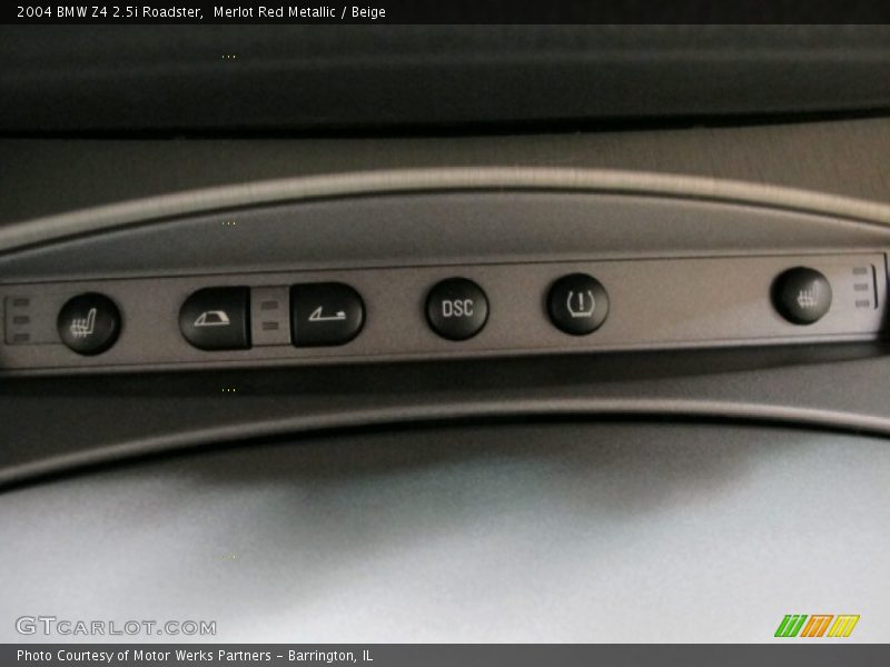 Controls of 2004 Z4 2.5i Roadster
