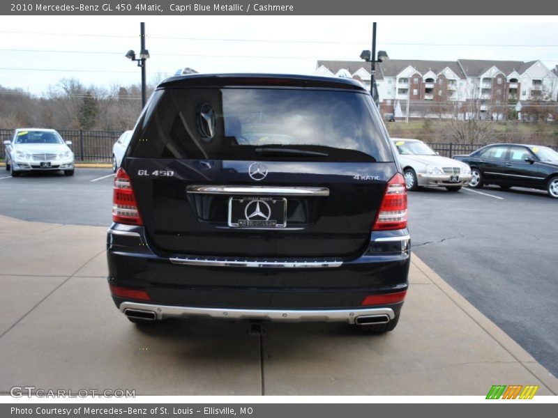 Capri Blue Metallic / Cashmere 2010 Mercedes-Benz GL 450 4Matic