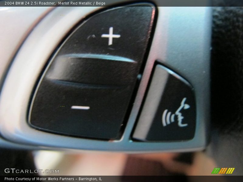 Controls of 2004 Z4 2.5i Roadster