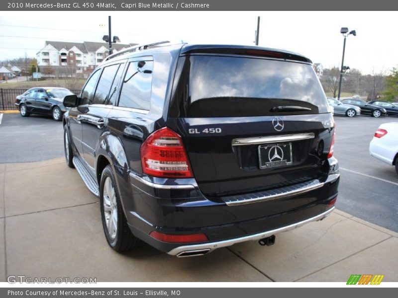 Capri Blue Metallic / Cashmere 2010 Mercedes-Benz GL 450 4Matic