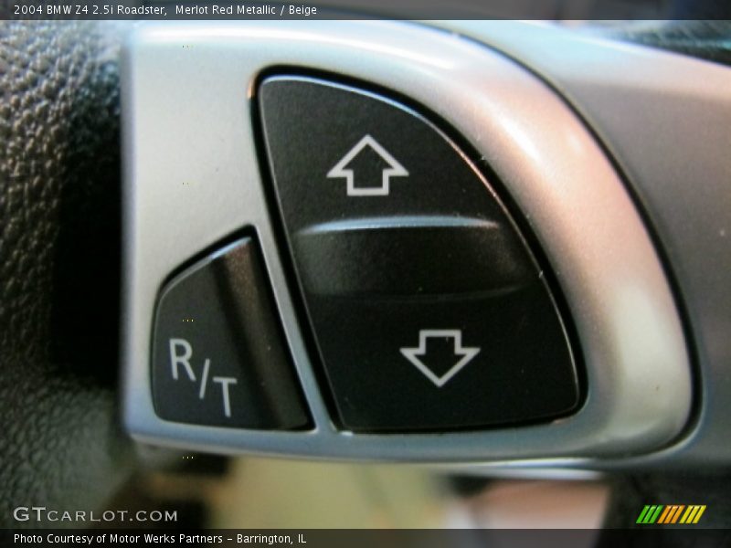 Controls of 2004 Z4 2.5i Roadster