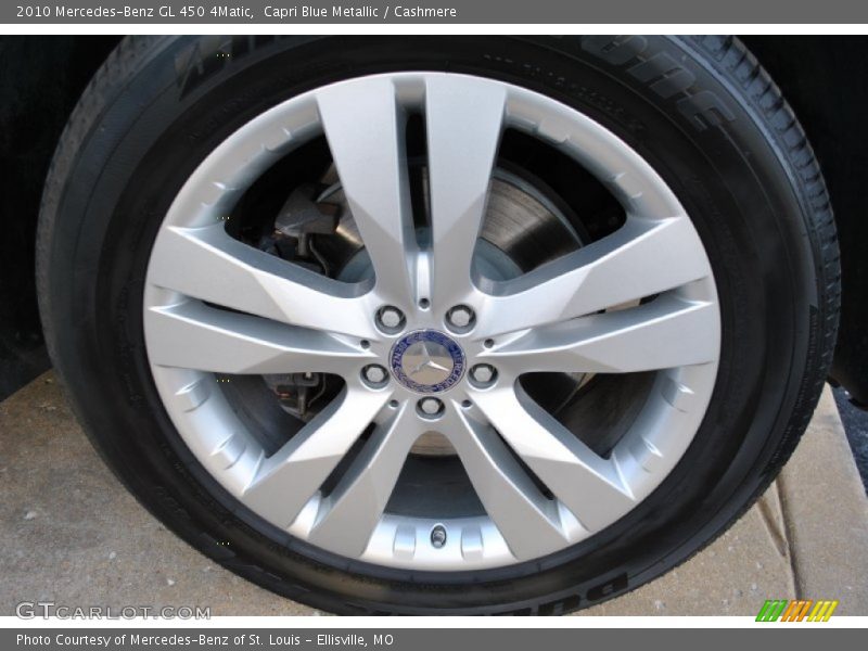 Capri Blue Metallic / Cashmere 2010 Mercedes-Benz GL 450 4Matic