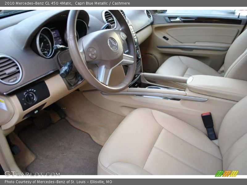 Capri Blue Metallic / Cashmere 2010 Mercedes-Benz GL 450 4Matic