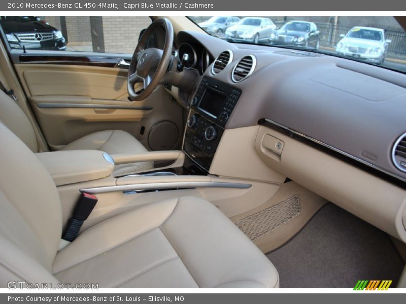 Capri Blue Metallic / Cashmere 2010 Mercedes-Benz GL 450 4Matic