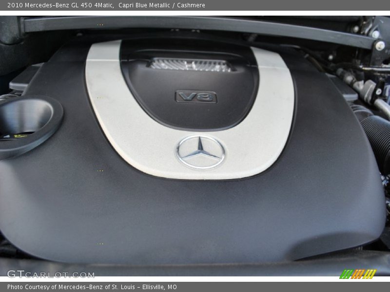 Capri Blue Metallic / Cashmere 2010 Mercedes-Benz GL 450 4Matic