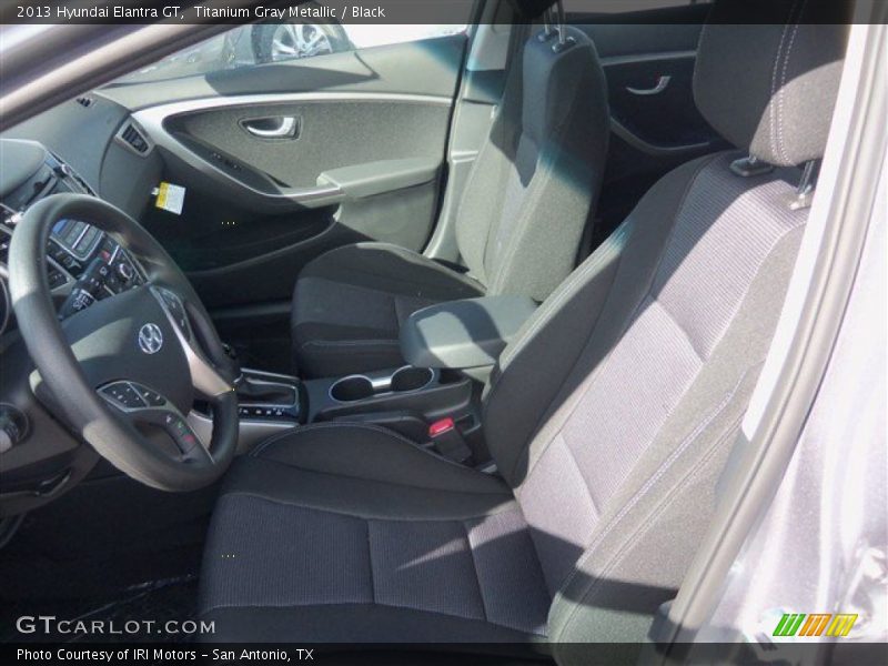 Titanium Gray Metallic / Black 2013 Hyundai Elantra GT