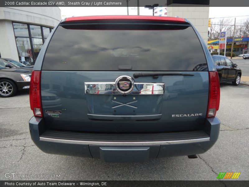 Stealth Gray / Light Cashmere 2008 Cadillac Escalade ESV AWD