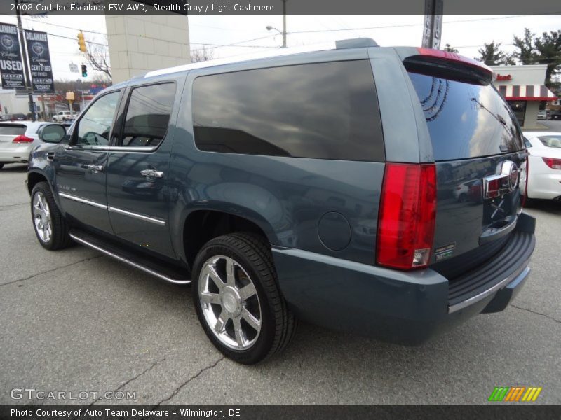 Stealth Gray / Light Cashmere 2008 Cadillac Escalade ESV AWD