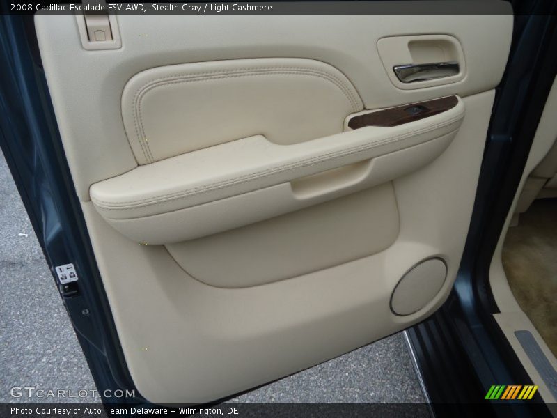 Stealth Gray / Light Cashmere 2008 Cadillac Escalade ESV AWD