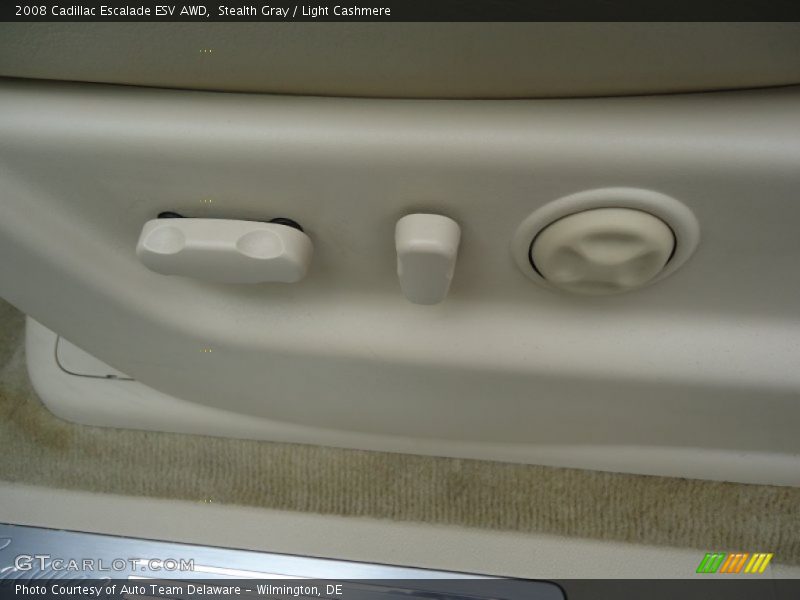 Stealth Gray / Light Cashmere 2008 Cadillac Escalade ESV AWD